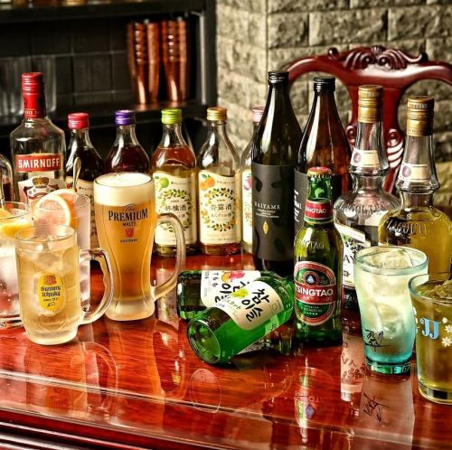 溶けづらいロック氷を使用！