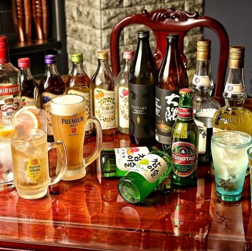 【100分飲み放題】プレミアムモルツも沖縄泡盛も！