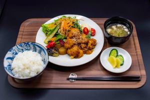 カリフラワーの甘酢揚げランチ