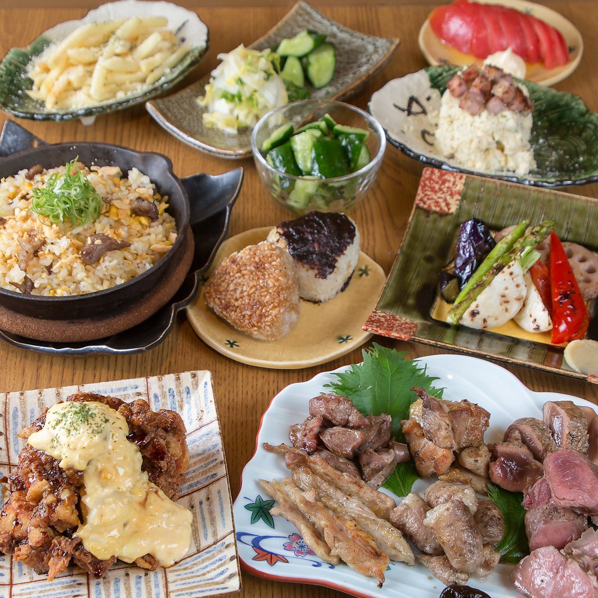 食べ飲み放題で満足度抜群の炙り肉宴会！