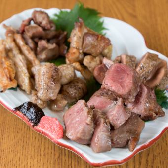 焼き立て!炭焼き盛り合わせ7種