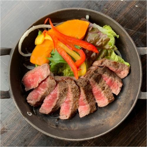 Domestic wagyu beef rump steak casual course