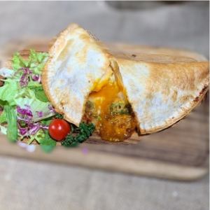 Imabari style char siu egg calzone