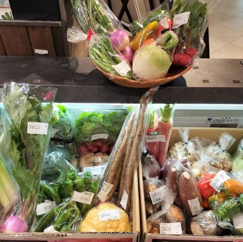 您可以享用大量使用产地直送食材烹制的美食。