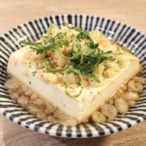 可与汤料一起享用的优质豆腐