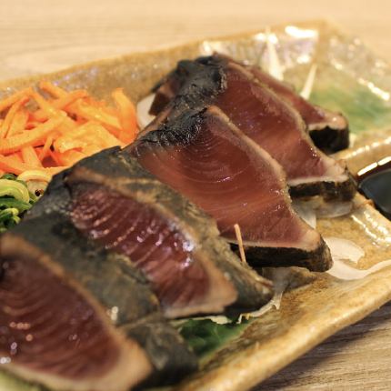 高知県宿毛産　カツオの藁焼き