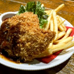 鸡肉和薯条
