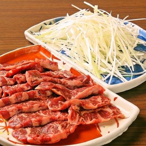 埼玉の名店炭銀の看板「元祖ネギ塩カルビ」は特におすすめ!