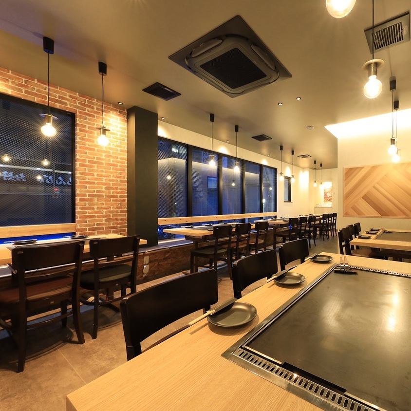 A 5-minute walk from the west exit of Meieki Station! Party at a stylish teppanyaki restaurant