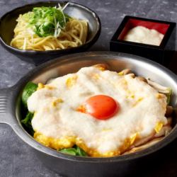 【コース限定】月見とろろスクランブルエッグ鍋