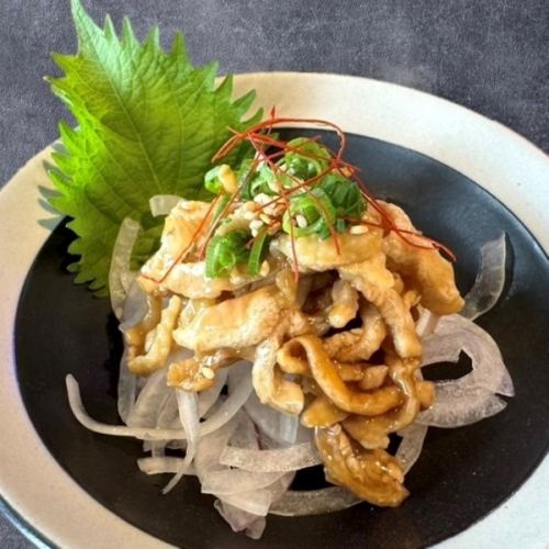 鶏皮ぽん酢