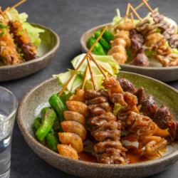 ネギおろしポン酢／特製たれ／チーズガーリックトリュフ