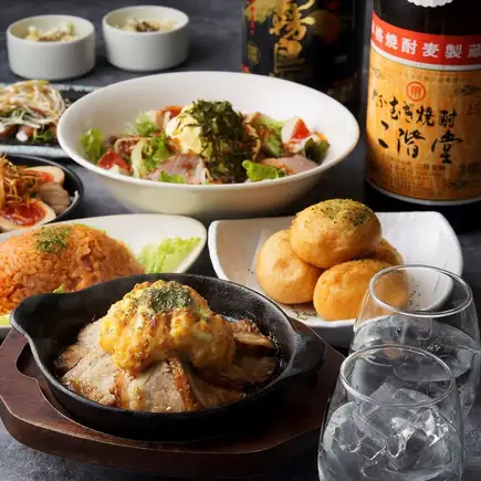 Walk-ins welcome! From signature dishes to occasional grilled pork belly from Tamagoya♪ 2-hour all-you-can-drink draft beer included《●-YABURI-●》7 dishes total 3500 yen