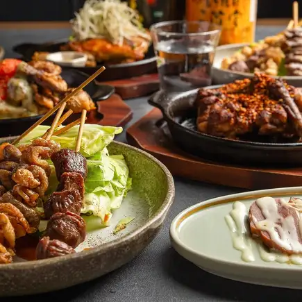 Same-day reservations OK! Occasionally featuring domestic chicken skewers! 2-hour all-you-can-drink including draft beer! 《●-Toritama-●》 Egg and cheese gratin♪ 8 dishes in total for 4000 yen