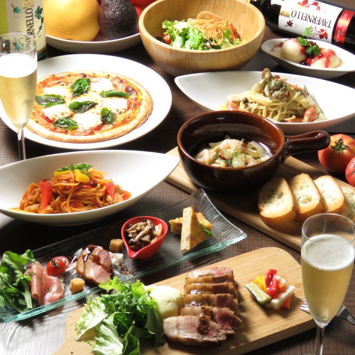 デートに食べ放題！！美味しくておしゃれなディナーに大満足！