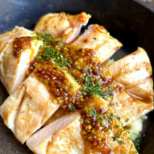 鶏むね肉のステーキ～ハニーマスタードソース
