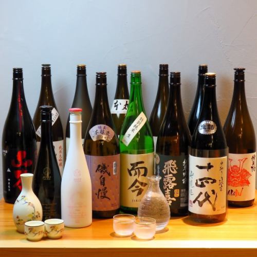 [Large selection of rare sake from all over the country] From beginners to connoisseurs ◎