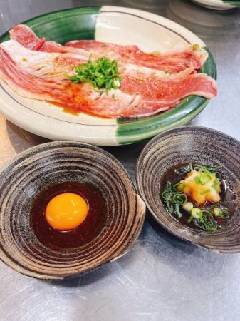 和牛月見焼きしゃぶ