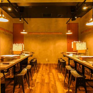 There is also a semi-private room at the back with a table for a large number of people☆It is perfect for drinking parties, banquets, and more.