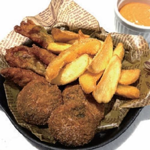 Assortment of 3 kinds of fritters