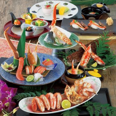 [Crab Special Course] Teruki (Kagayaki) 9 dishes total 16,500 yen (tax included)