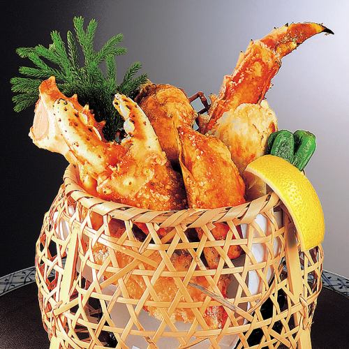 Deep-fried king crab