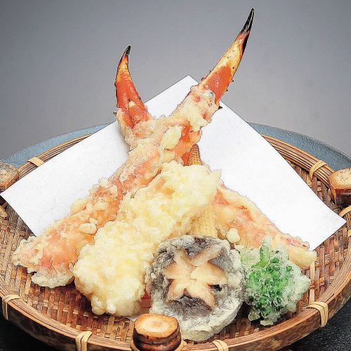 King crab tempura