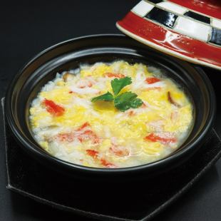 Crab porridge