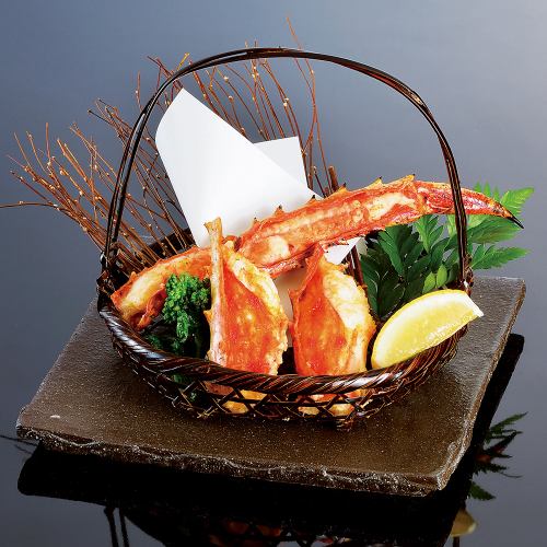 Deep fried king crab