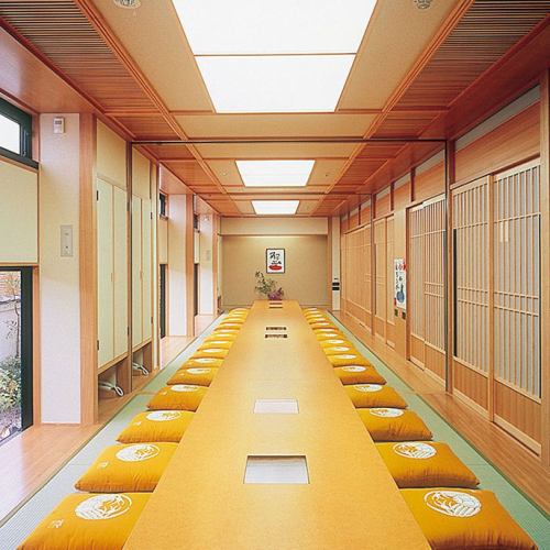 Japanese-style room that can accommodate 32 people