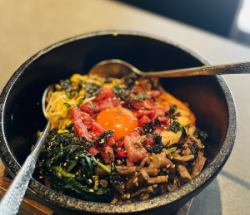 Stone-grilled bibimbap