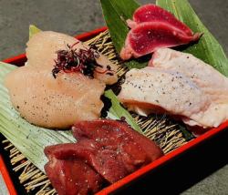 鶏全種4種盛り