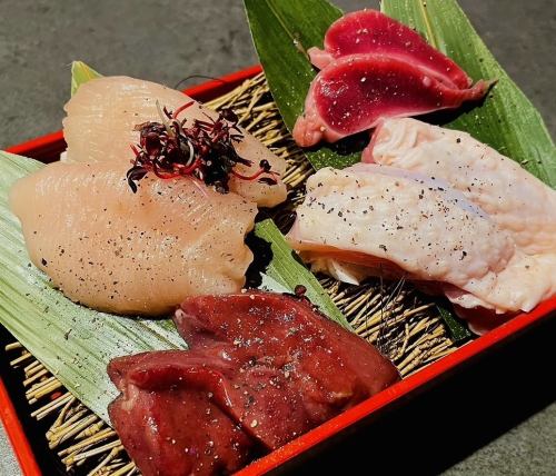 鶏全種4種盛り
