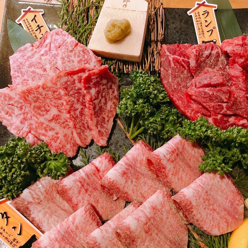 名古屋で当店だけの特別で高級上質なA5ランクの認定近江牛でおもてなしいたします。