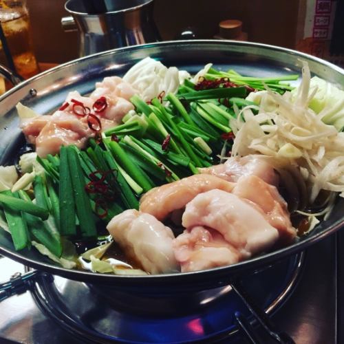 Highest grade motsu nabe soy sauce Please make reservations at least one day in advance.