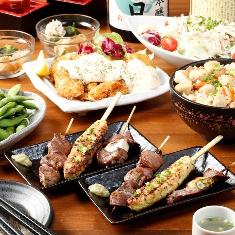 【あんずのいいとこ鶏コース】2.5時間飲み放題付全9品3500円