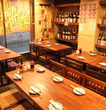 The table seat where Horikawa can be seen.Up to 50 people can party.