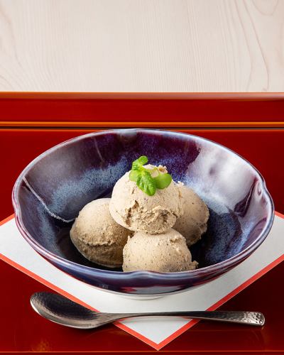 ●季節のアイスクリーム【ほうじ茶アイス/抹茶アイス/バニラアイス】