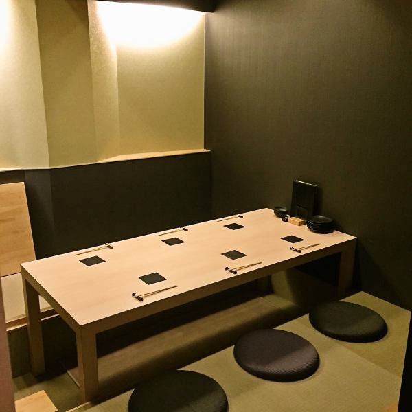 [Hori-kotatsu tatami room seating] We recommend the Hori-kotatsu private room for entertaining, dates, etc.There is a partition so you can enjoy your meal without worrying about your surroundings.