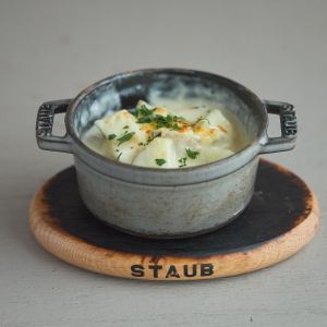 New potato fondue gratin