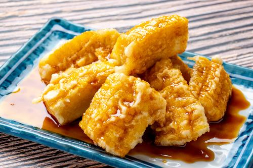 揚げ　背徳のバターしょうゆ