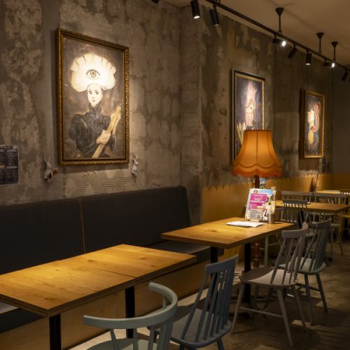 <p>●オシャレ空間＊テーブル席●誕生日や記念日、女子会など…どんなシーンでもご利用頂けます！オシャレな店内でこだわりの食材を使用した料理を味わいながら、仲の良い友達や大切な方と楽しいひとときを…☆</p>