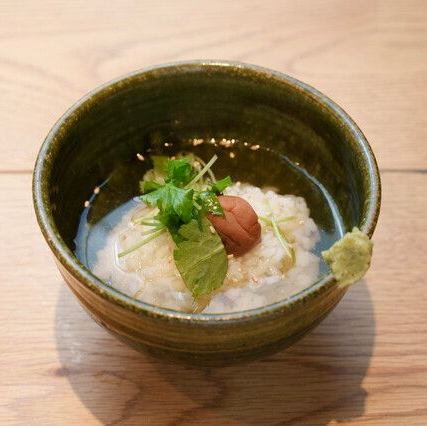 出汁茶漬け/Dashi broth chazuke