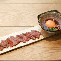 ラム肉 タタキ ユッケ風