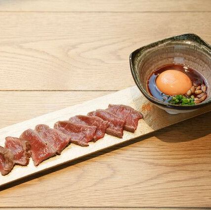 ラム肉 タタキ ユッケ風