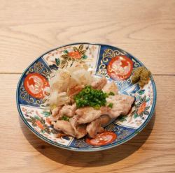 せせり鉄板焼柚子胡椒添え
