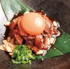 自家製国産牛ローストビーフのゆっけ風