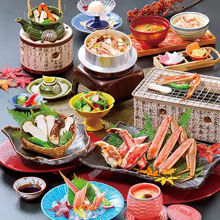 9/1～9/30【かにと松茸フェア】かにと松茸の炭火焼 錦木 ～にしきぎ～