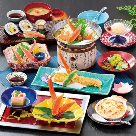 かにすき小鍋とかに料理6品8,000円コース【飲み放題スタンダード(90分)付】※6名様より