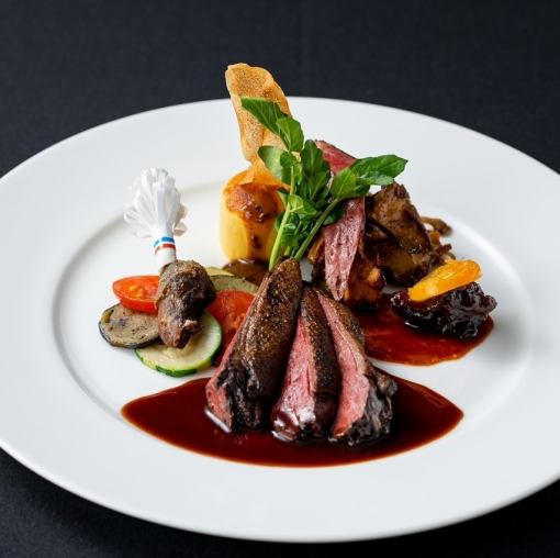 【ランチ】ローランペリエグランシエクルを含む5杯ペアリングとシェフ渾身の特別コース